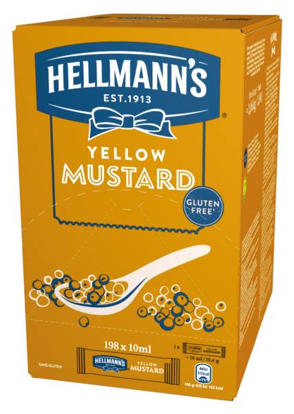 Hellmann's Musztarda w saszetkach 198 ST/KT