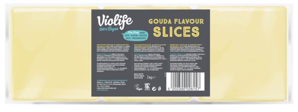 Violife Plastry o smaku gouda, roślinny zamiennik dla sera, 1 KG/ST