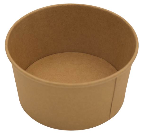 Guillin Pojemnik kraft 1000 ml, fi 149 mm, H 76 mm, do dań gorących, 50 ST/PA , pasująca pokrywka 18525861, nr kat.POTCART1000C