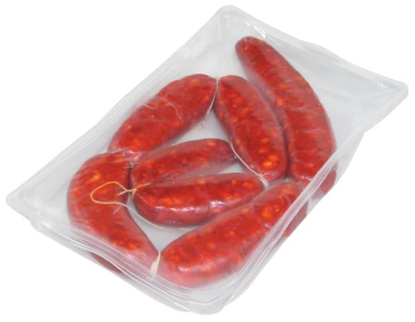Ristra Chorizo BBQ, kiełbasa wieprzowa, z łopatki, wędzona, MAP, 1 KG