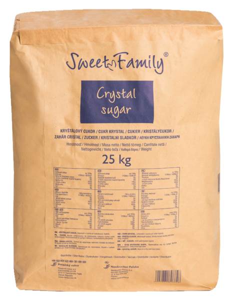 Sweet Family Cukier kryształ, 25 KG/WO