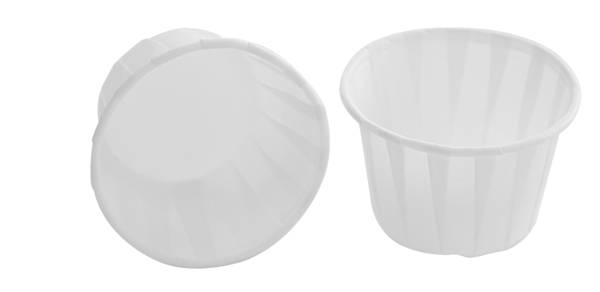 Dip/Dressingbecher, Papier, weiß, 52x35mm, 60ml, 250 Stück, (02000060) 1 PK