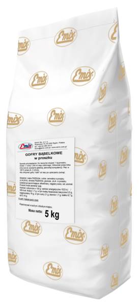 Emix Gofry bąbelkowe, produkt w postaci proszku, 5 KG/TB