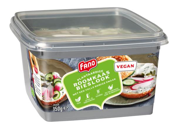Fano vegan roomkaas bieslook 850 GR/BX