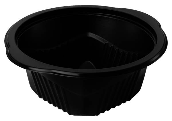 Guillin Pojemnik na zupę PP 350 ml, fi 164 mm, H 36 mm, do zgrzewu, karbowany 50 ST/PA , do dań gorących, pasuje do 18178364, nr kat.D-5350RC