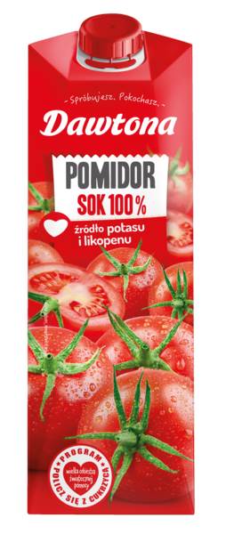 Dawtona Sok pomidorowy 100%, 1 L/PA
