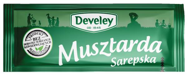 Develey Musztarda, saszetki 12 g, 50 ST/KT