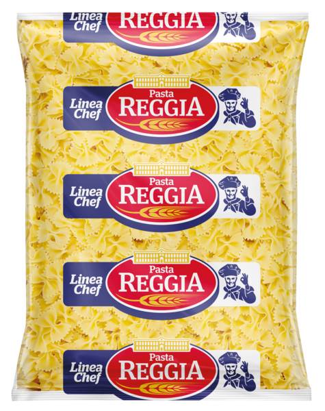 Pasta Reggia Makaron Farfalle kokardki, makaron włoski, z mąki z pszenicy durum, 5 KG/TB