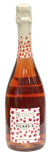 Filare 8 wino musujące, półwytrawne 0,75 L/BU , Włochy, Friuli-Wenecja Julijska, szczep: glera