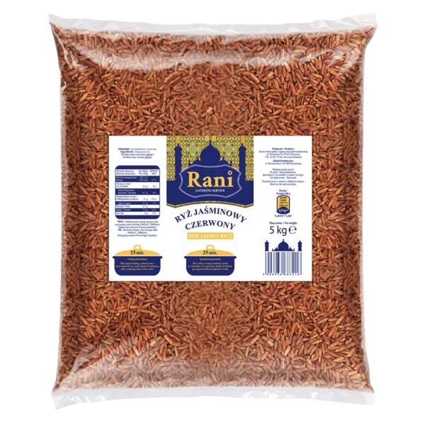 Rani Ryż jaśminowy czerwony, 5 KG/PA