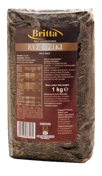 Britta Ryż dziki, 1 KG/PA