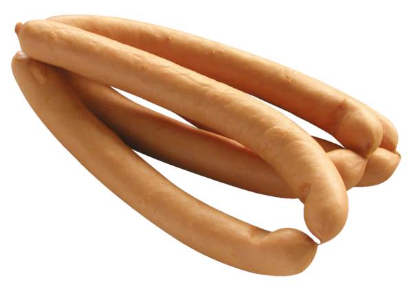 Mróz Parówki wiedeńskie, wieprzowe, wędzone, parzone, 12-16 szt., ok.500-600g, 0,5 KG/PR