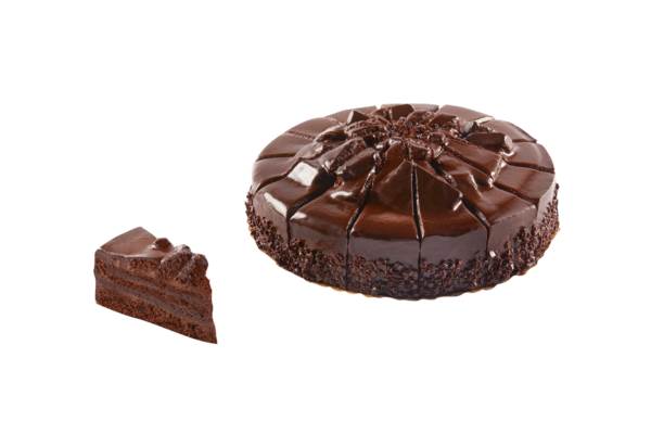 Mr La Lorraine Tort czekoladowy 2,1kg, rozmróź & podaj, porojony na 14 porcji, 1 ST/KT  , średnica: ok. 24 cm, wysokość ok. 7,5 cm