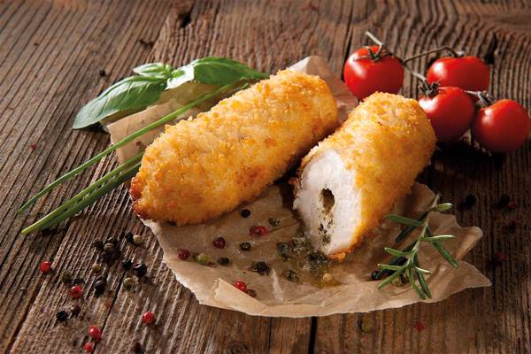 Mr Aves Kotlet de volaille extra 125g, panierowany, parzony, obsmażany, 1 KG/PA