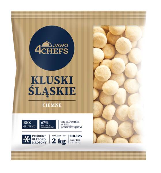 Mr 4Chefs Kluski śląskie ciemne, 2 KG/PA , 110-125 szt/pa