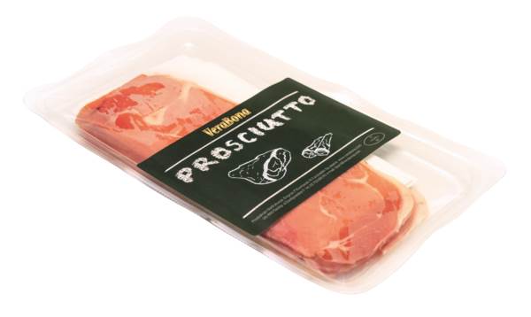 Szynka Włoska Dojrzewająca (Prosciutto Crudo), wieprzowa, surowa, plastry, MAP, 500 GR/PA