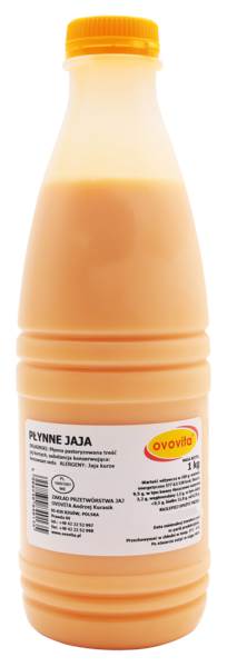 Ovovita Masa jajowa pasteryzowana, płynna, z jaj z chowu klatkowego, 1 KG/ST