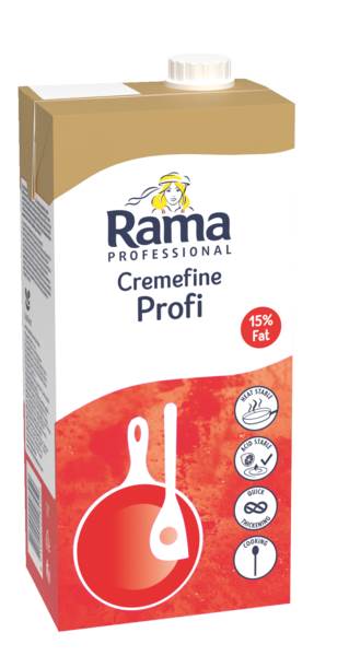 Rama Cremefine Profi do zup i sosów, 15% tłuszczu, zamiennik śmietany, 1 L/ST