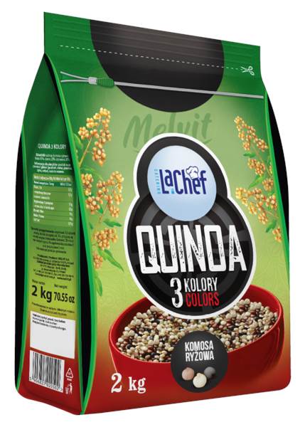 Melvit LC Quinoa 3-kolory, komosa ryżowa: biała, czarna, czerwona, 2 KG/PA