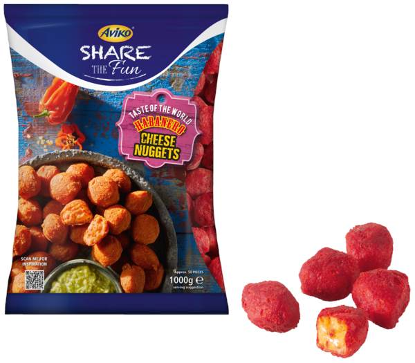 Mr Aviko Nuggetsy z serem i sosem habanero, 1 KG/PA