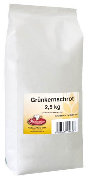 Grünkernschrot, 2,5 KG/PK