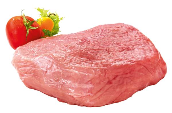 TK Schweineoberschale ohne Deckel, Stück ca. 1,4kg 1 KG aus dem Schinken