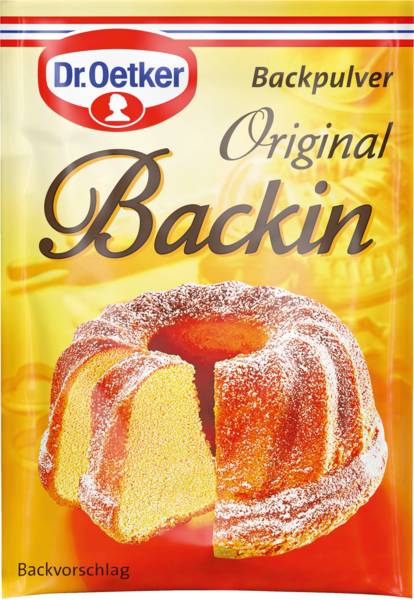 Backin Dr.Oetker Backin Backpulver, 10er, 160 G/PK