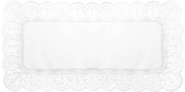 Demmler Tortenspitzen, weiß, eckig, 30x40cm, 100 Stück, (4040101001) 1 PK