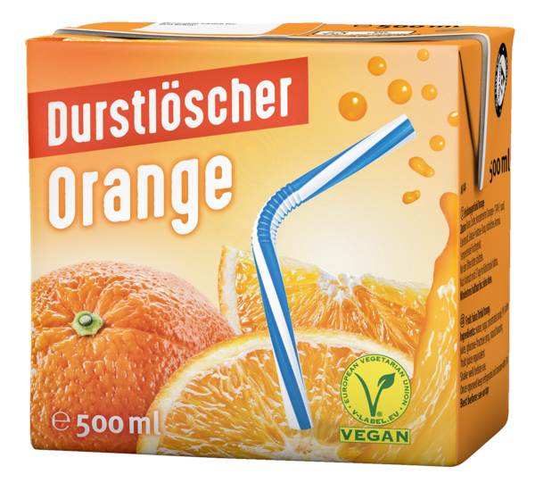 Durstlöscher Durstlöscher Orange, Fruchtsaftgetränk, 0,5 L/PK