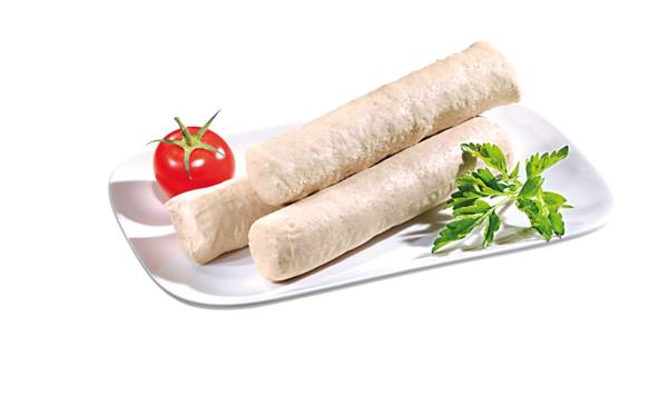 Albus Oberländer Geschwollene zum Braten, Bratwurst ohne Darm, 10x100g, 1 KG/PK Kaliber 26/28 (L20)