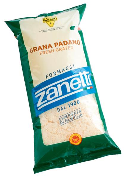 Grana Padano 32%, fijn geraspt 1 KG/ZK Parmezaanse kaas