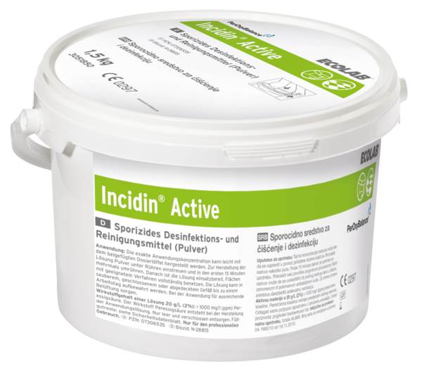 Ecolab Incidin active (3051850) 1,5 KG/EI