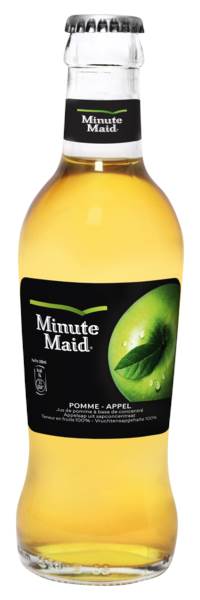 Minute Maid appelsap, glazen horeca fles 200 ML/FL
