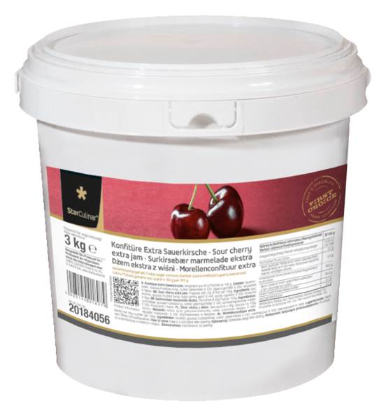 Star Culinar Konfitüre extra Kirsch, Fruchtanteil 45 % 3 KG/EI