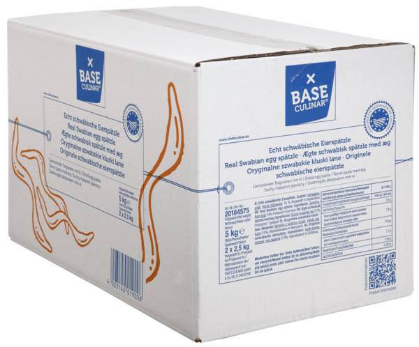Base Culinar Swabian Spätzle with egg, 5 kg 5 KG/CT