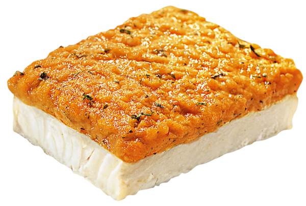TK Greenland Seafood MSC Schlemmerfilet mit Kräuterauflage, "Bordelaise Style"  ca. 130 g, 4,55 KG/KT IQF, praktisch grätenfrei, ca. 35 Stück, konvektomatgeeignet