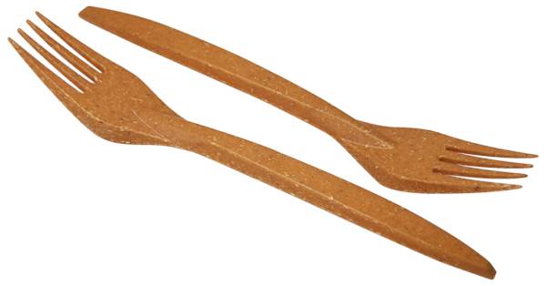 Gabeln HKV, Mehrweg, braun, spülmaschinenfest, 180mm, 100 Stück, (00050301) 1 PK