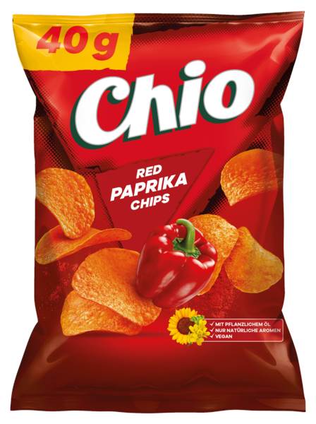 Chio Chio Chips Red Paprika         40g 0.04 KG/BG