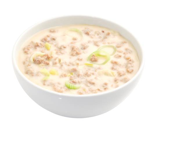 TK Star Culinar Hi Taste Käse-Hack-Lauch Suppe, im Kochbeutel, 2 x 1,5 kg, 3 KG/BT Suppe mit Käse, Lauch und Rinderhackfleisch, FEW 7%, PV 300g