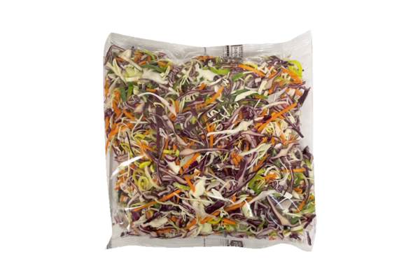 AGF rode kool salade droog 10 KG/KR bevat: rode kool, spitskool, wortel en prei
