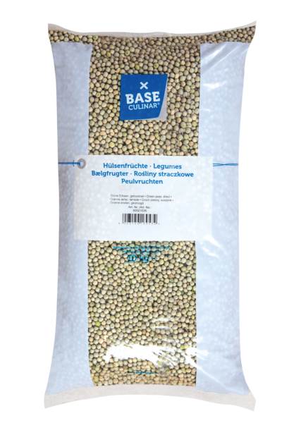 Base Culinar Erbsen grün ganz ungeschält, 10 KG/SA