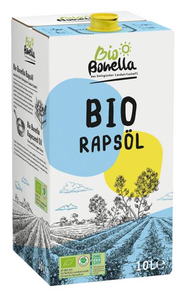 Bonella Bio Rapsöl, Bag in Box, 10 L/BX