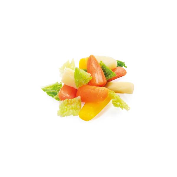 TK Star Culinar Hi Taste Rustikale Gemüseauswahl, Gemüsemischung mit Butter verfeinert, 2x1,1kg, 2,2 KG/BT im Kochbeutel, Portionsvorschlag 200 g