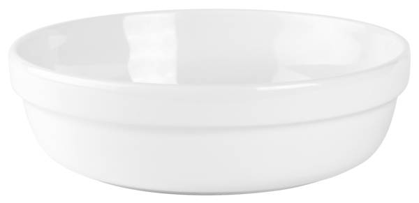 Base Elements Kim bowl 1.1 L, round Ø 19.5 cm, H 6 cm, white 1 PC