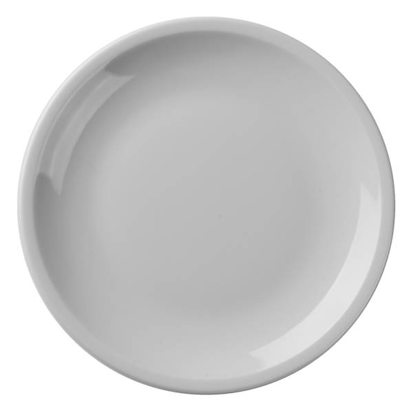 Base Elements Coup-Teller "Kim", Ø 25,5 cm, flach, weiß, 1 ST
