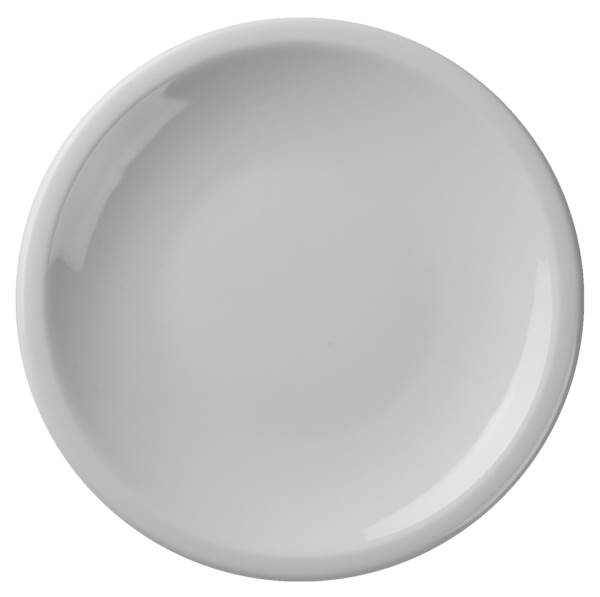 Base Elements Coup-Teller "Kim", Ø 19 cm, flach, weiß 1 ST