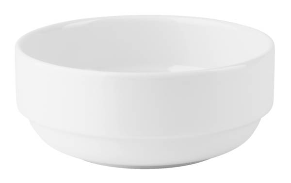 Base Elements Salat- und Dessertschale "Kim", Ø 12,5 cm, 0,32 l, H 5 cm, weiß, stapelbar 1 ST Systemartikel