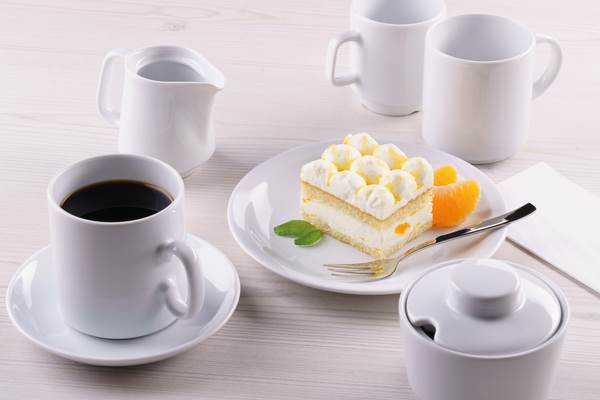Base Elements Kaffeebecher "Kim" 0,20 l, Ø 7 cm, H 7,9 cm, weiß, stapelbar, Systemartikel 1 ST