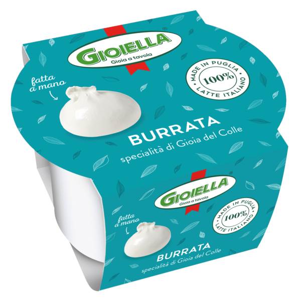 Burrata in Lake, Pasta Filata Käse mit Sahnefüllung, 0,125 KG/BE