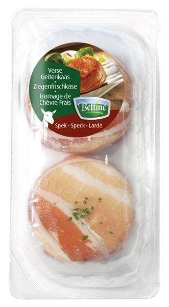 Bettine geitenkaas met spek 2x60gr 120 GR/PK
